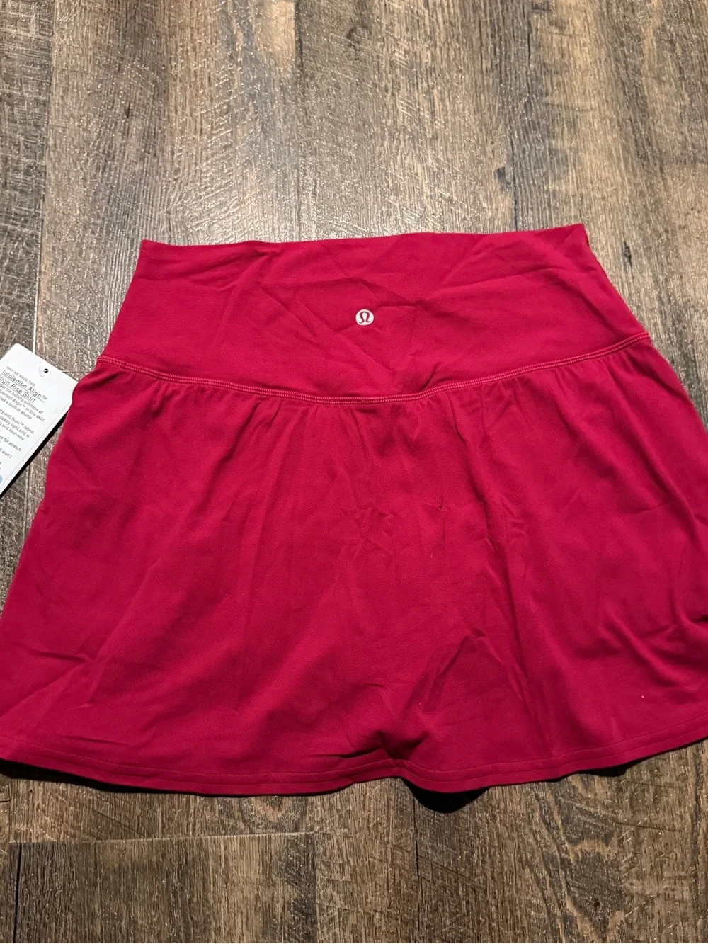 lululemon athletica Raspberry Red Skater Skirt